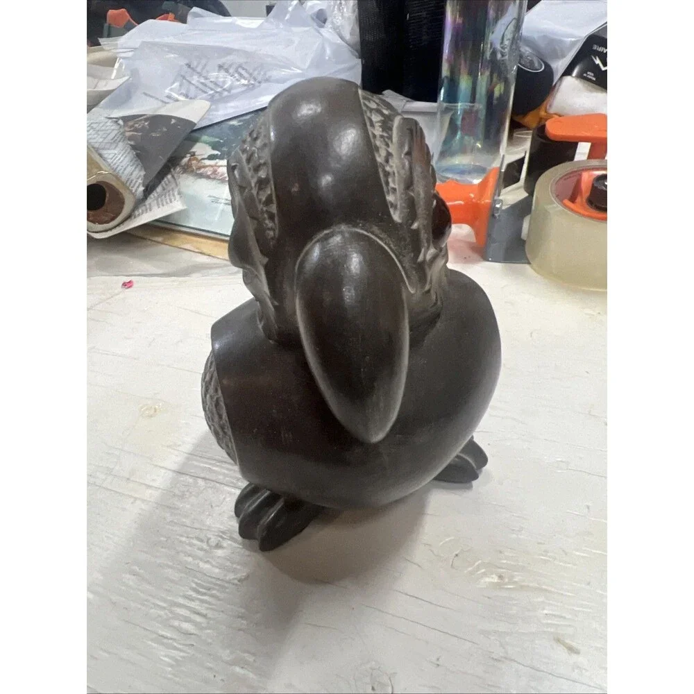 RARE Anthony Freeman Mcfarlin Winking Parrot Tropical Bird Figurine Signed #197